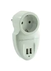 16A-3500W Çift Usbli Tekli Akim Korumali Priz (79 X 155 Mm)