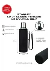1.9 Lt. Klasik Stanleye Uyumlu Omuz Askılı Termos Kılıfı
