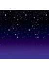 1er Pack Starry NIGHT arka plan, 4-feet 30-feet