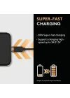 1m Usb-C To Usb-C Örgülü Şarj Kablosu - Siyah