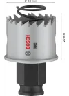1x PRO Sheet Metal Power Change Plus Delik Açma Testeresi (Paslanmaz Çelik Saclar, Çelik Saclar, Ø 33 mm, Professional Aksesuar Döner Matkap/Vidalamalar, Darbeli Matkap/Vidalama)