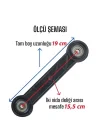 2 ADET Beşik Sallama Aparatı Siyah 15.5 Cm