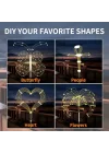 2 adet solar priz, bahçe lambası, 150 LED, dış mekan için, 8 mod, güneş enerjili lambalar, hava koşullarına dayanıklı, havai fişek, karahindiba, solar lamba, dış mekan, bahçe, yol, çim