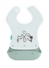 2-in-1 Katlanır Mama Önlüğü / Powder Green