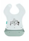 2-in-1 Katlanır Mama Önlüğü / Powder Green