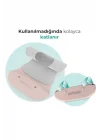 2-in-1 Katlanır Mama Önlüğü / Powder Pink