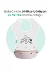 2-in-1 Katlanır Mama Önlüğü / Powder Pink
