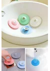 2 Kademeli Dokunmatik Lavabo Tıkacı Silikon Lavabo Gider Tıpası
