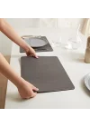 2li Gri Renk Deri Amerikan Servis 40 x 30 cm