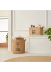 2li Jüt Sepet Set // 30x21x18+30x31
