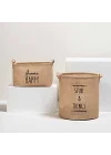 2li Jüt Sepet Set // 30x21x18+30x31
