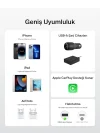 2li Örgülü USB-A - Lightning Kablo, 1,5 m, Yumuşak, Esnek ve Hızlı Şarj Kablosu, iPhone 14 ve Önceki Modeller, 9. Nesil iPad ve AirPods ile Uyumlu, Siyah