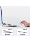 2li Paket Ayarlanabilir Laptop Standı - 2 Kademeli Ergonomik Yükseltici, Katlanabilir Taşınabilir Notebook Tutucu, Kaymaz Silikon Pedli Hafif Dizüstü Bilgisayar Standı