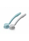 2li Set Pratik Lavabo ve Bulaşık Fırçası – 23 cm Ergonomik Uzun Saplı, Dayanıklı Kıllar – Mutfak ve Banyo Temizlik Fırçası Seti