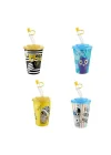 2li Titiz So Cute Pipetli Çocuk Bardağı Seti - 400 ml Kapaklı İçecek Bardağı