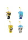 2li Titiz So Cute Pipetli Çocuk Bardağı Seti - 400 ml Kapaklı İçecek Bardağı