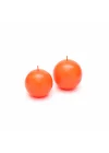 2li Turuncu Top Mum Seti (7 cm-8 cm)
