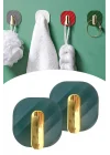 2li Yapışkanlı Retro Banyo Askılığı, Yeşil, PRA-9932453-0705
