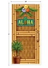 2 Parça Aloha Kapı Örtüsü, 30 x 5