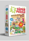 2 Süper Puzzle - Çiftlik Hayvanları - Vahşi Hayvanlar 2+ Yaş