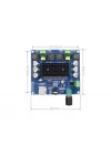 2 x 100W Bluetooth 5.0 Amfi Devresi TDA7498 TF Kart XH-A105