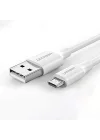 2.0 A USB-A & Micro-USB Data ve Şarj Kablosu, 50 Santimetre, Beyaz, 60140