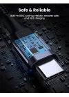 2.0 A USB-A & USB-C Örgülü Şarj ve Data Kablosu, 50 Santimetre, Siyah, 60125
