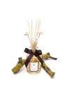 200 ml Silindir Şişe Bambu Çubuklu Dark Amber Oda Kokusu