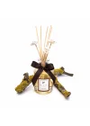 200 ml Silindir Şişe Bambu Çubuklu Dark Amber Oda Kokusu