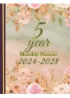 2024-2028 FIVE 5 YEAR MONTHLY PLANNER: MULTI YEAR JOURNAL FROM JANUARY 2024 TO DECEMBER 2028-60 MONTHS AGENDA SCHEDULE ORGANIZER, YEARS ... PINK BEIGE FLORAL COVER, LARG SIZED 8.5x11
