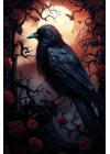 2024 Weekly Planner: Gothic Raven Black: (January 1, 2024 till December 31, 2024). Plan, Set Goals, Overviews of your Month and Year.