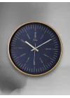 218-A-10 Serisi Eskitme Metal Görünümlü Sessiz Akar Modern Duvar Saati 30 cm