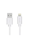 2.4A iPhone Lightning Şarj ve Data Kablosu Beyaz 1 Metre