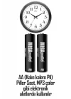 24lü AA R6 Kalın Kalem Pil Saat Pili Zn-C 1.5V