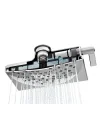 (2.5 gpm, Chrome) - S6345 Velocity Two-Function 20cm - 1.3cm Diameter Spray Rainshower Showerhead, Chrome