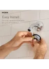 (2.5 gpm, Chrome) - S6345 Velocity Two-Function 20cm - 1.3cm Diameter Spray Rainshower Showerhead, Chrome