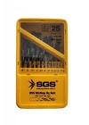 25 PARÇA HSS MATKAP UÇ SETİ SGS1420
