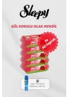 250 Adet Gül Kokulu Islak Havlu, Toz Kovar Hediyeli