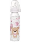 250 Ml Antikolik Cam Biberon (Kız, 0-6 Ay, Pembe)