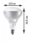 250W Infrared Şeffaf Ampul E27
