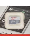 256GB Ultra Lite MicroSDXC 100 MB, Beyaz/Gri