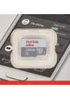 256GB Ultra Lite MicroSDXC 100 MB, Beyaz/Gri