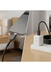25W USB-C to Type-C Hızlı Şarj ve Data Kablosu 1 Metre - PD Şarj Kablosu, Siyah