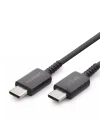 25W USB-C to Type-C Hızlı Şarj ve Data Kablosu 1 Metre - PD Şarj Kablosu, Siyah