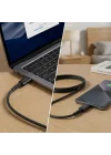 25W USB-C to Type-C Hızlı Şarj ve Data Kablosu 1 Metre - PD Şarj Kablosu, Siyah