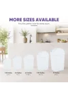 2,6 litre küçük Slim Trash can (Beyaz)