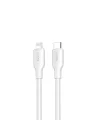 27W Type-C to Lightning iPhone iPad ile Uyumlu PD Hızlı Şarj ve Data Kablosu 1.2 Metre
