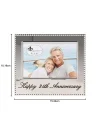 290064 4 x 6 Happy 25th Anniversary Bilderrahmen