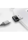 2944 USB 3.0 To Type-C Şarj Data Çevirici Dönüştürücü Adaptör - Dişi USBden Type-C Soketine Çevirir - İki Ucu Type-C Olan Kablo İle Standart USB Üzerinden Şarj Edilir (1)