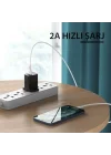 2A Usb to Lightning Hızlı Şarj Kablosu, 1 Metre